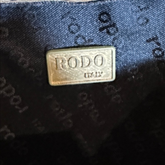 Rodo Vintage Goldtone Metallic Evening Wear Bag - Picture 11 of 12